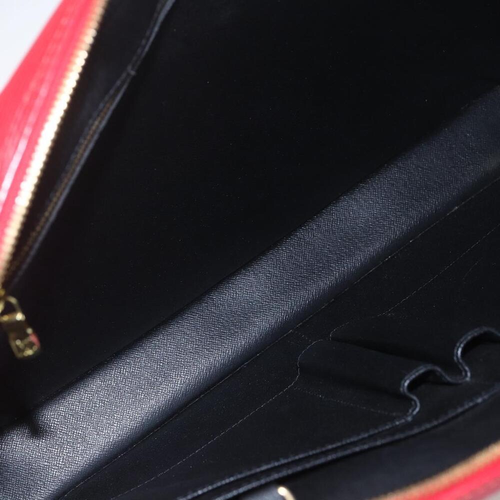 LOUIS VUITTON Epi Porte Documents Voyage Business Bag Red M54477 LV Auth 163817 - Picture 10 of 16